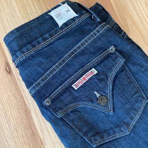 Vintage Hudson Beth Mid-Rise Baby Bootcut Jean 26 Dark Wash